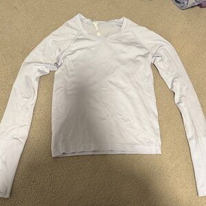 Lululemon Swifty Tech Long Sleeve Top in Periwinkle